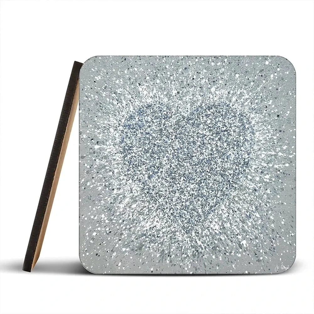 Pure Love Coaster Set Rainbow Soul Tree Coaster Set | Rainbow Soul Tree Art Coasters wall art product Jo Gough