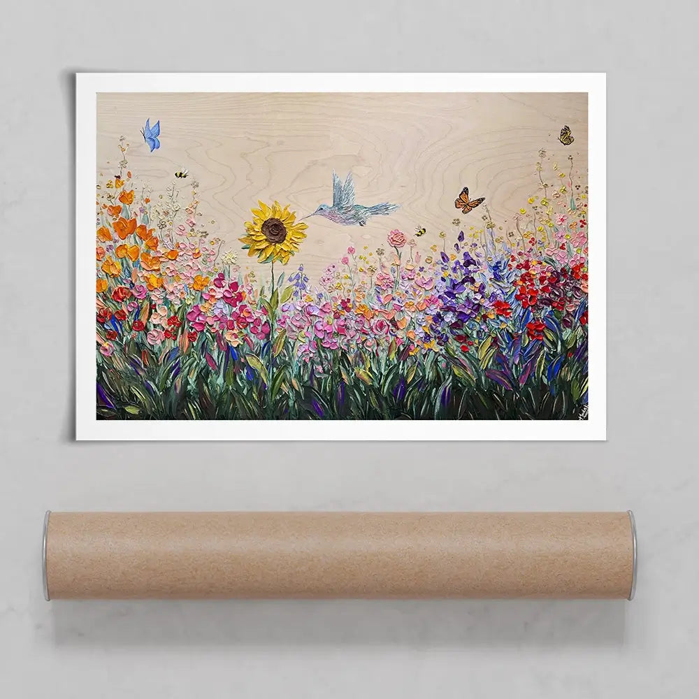 Pure Love Garden Art Print Pure Love Garden Art Print wall art product Nada Khatib