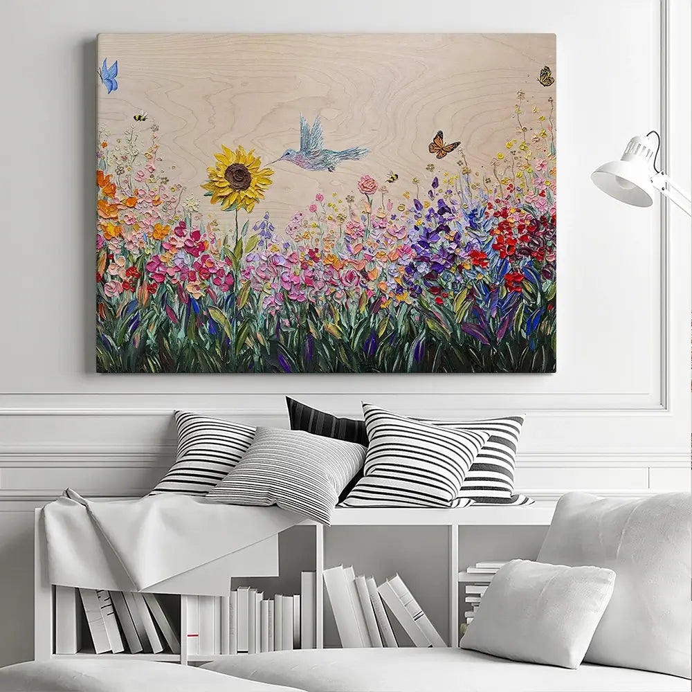 Pure Love Garden Canvas Print Pure Love Garden Canvas Print wall art product Nada Khatib