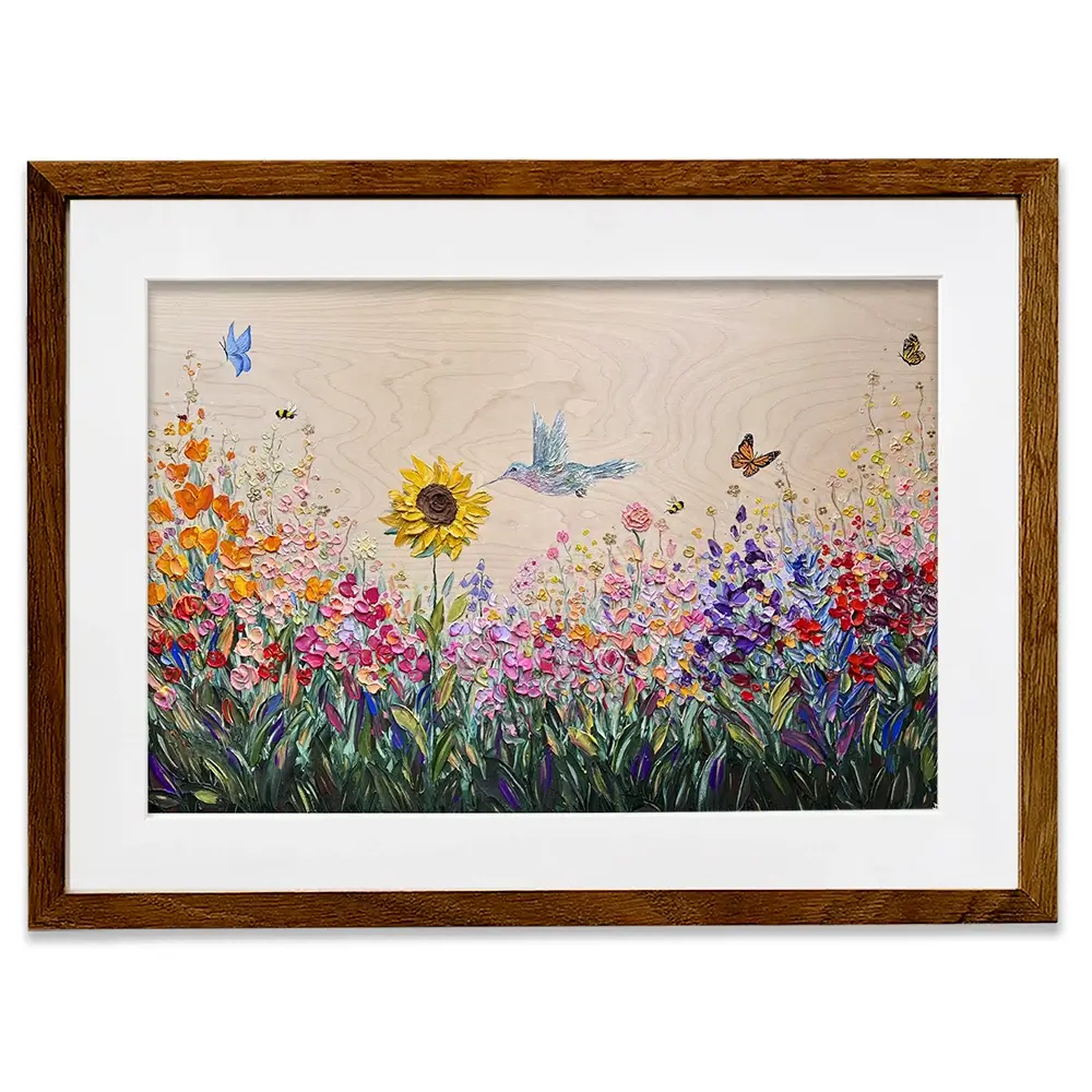 Pure Love Garden Framed Art Print Pure Love Garden Framed Art Print wall art product Nada Khatib