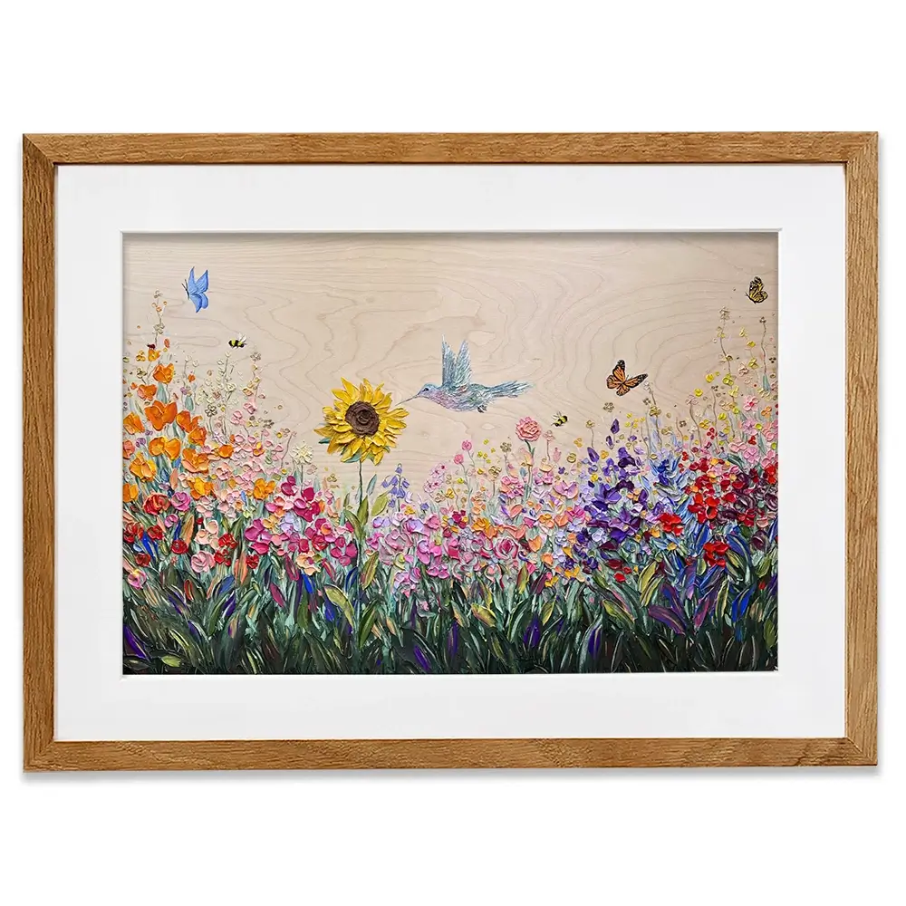 Pure Love Garden Framed Art Print Pure Love Garden Framed Art Print wall art product Nada Khatib