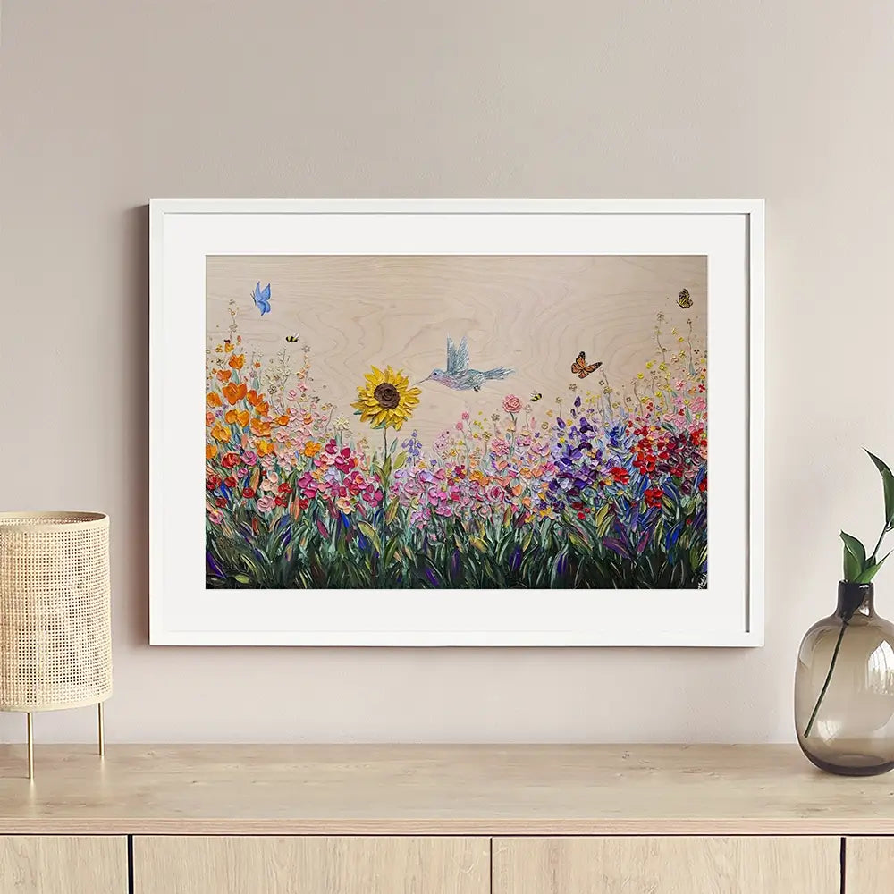 Pure Love Garden Framed Art Print Pure Love Garden Framed Art Print wall art product Nada Khatib
