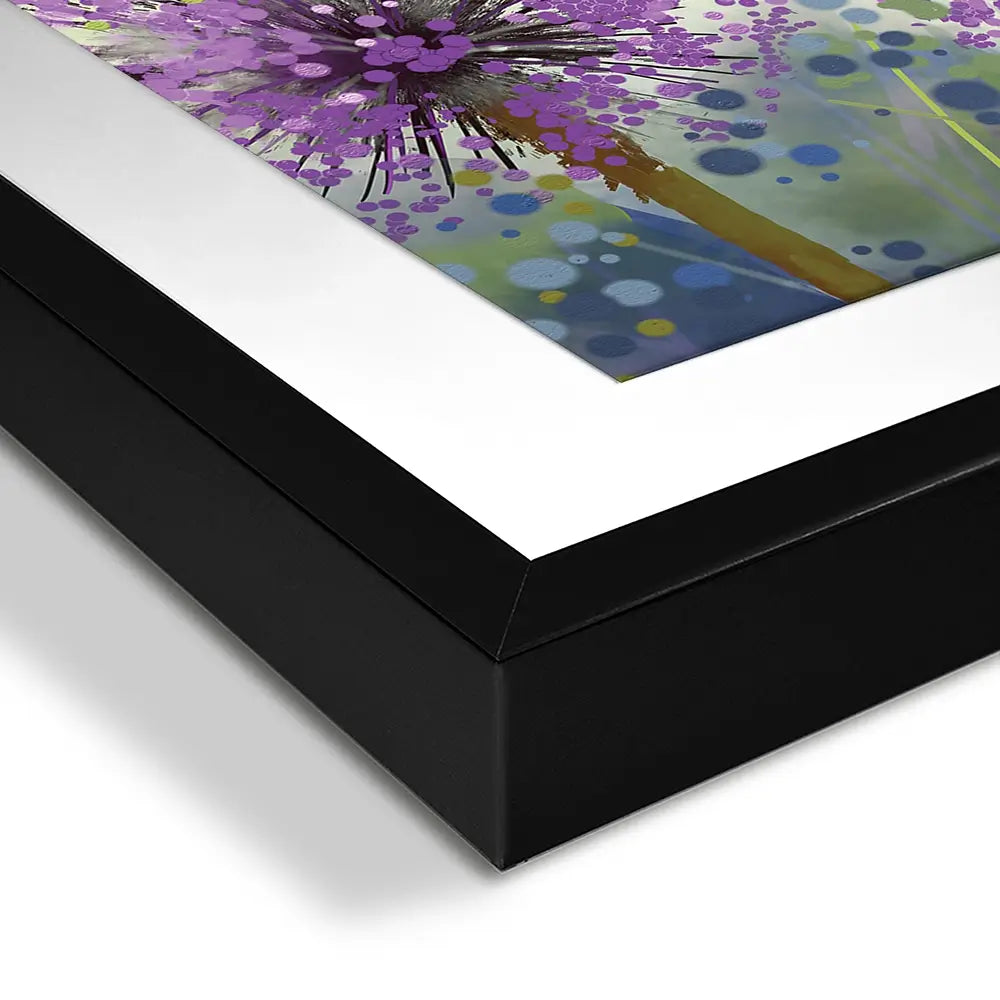 Purple Allium Square Framed Art Print Purple Allium Square Framed Art Print wall art product pluie_r / Shutterstock
