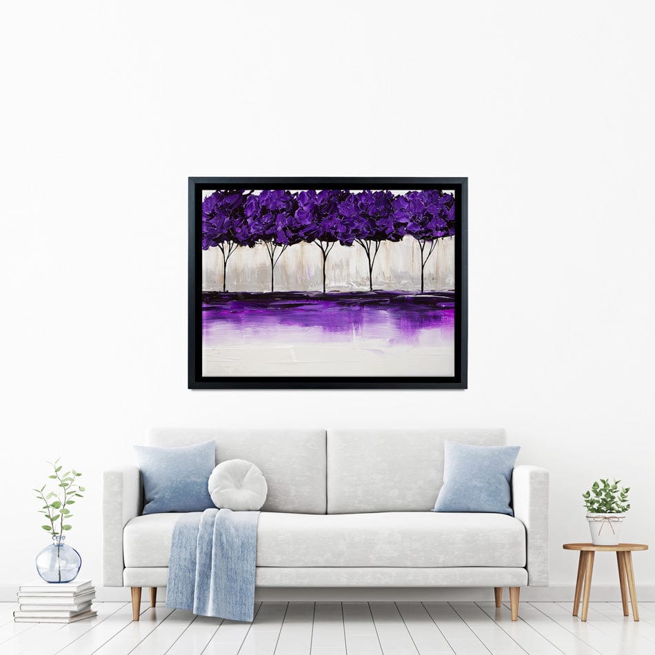 Purple Blossom Canvas Print wall art product Osnat Tzadok