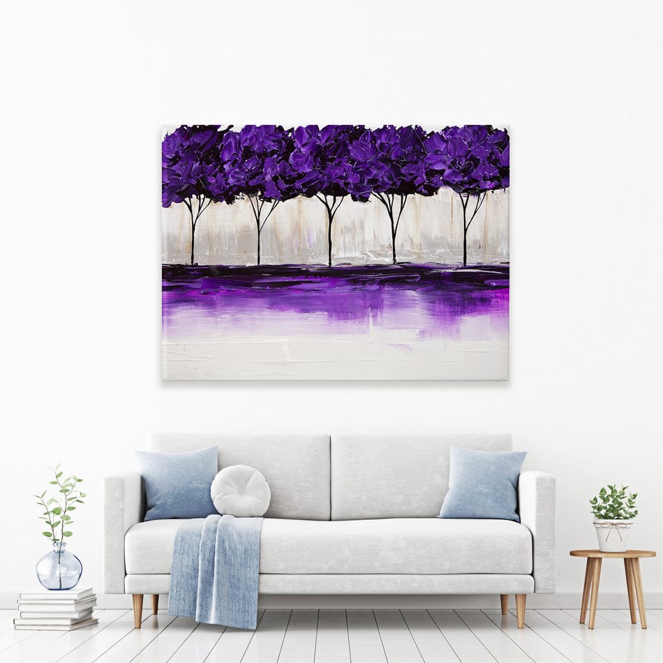 Purple Blossom Canvas Print wall art product Osnat Tzadok