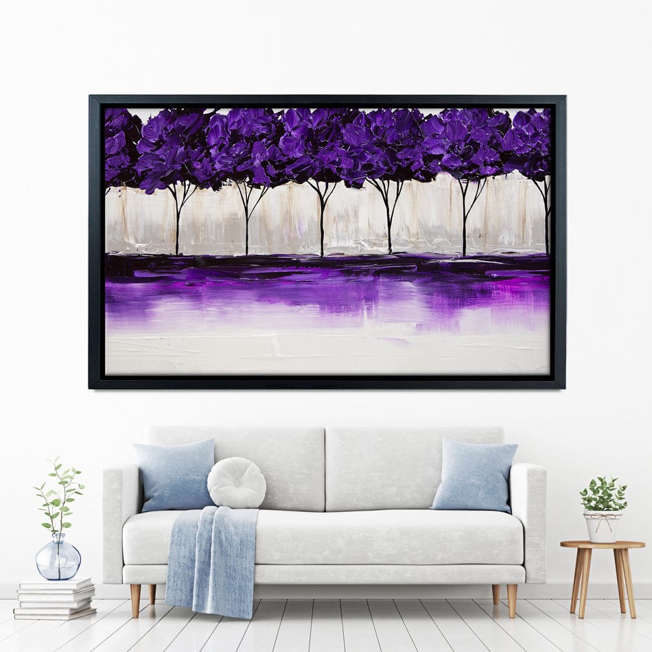 Purple Blossom Canvas Print wall art product Osnat Tzadok