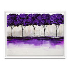 Purple Blossom Canvas Print wall art product Osnat Tzadok