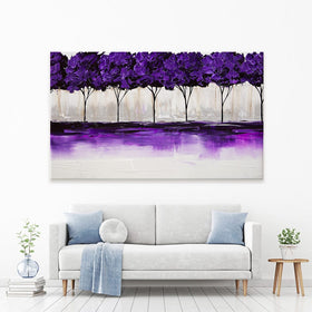 Purple Blossom Canvas Print wall art product Osnat Tzadok