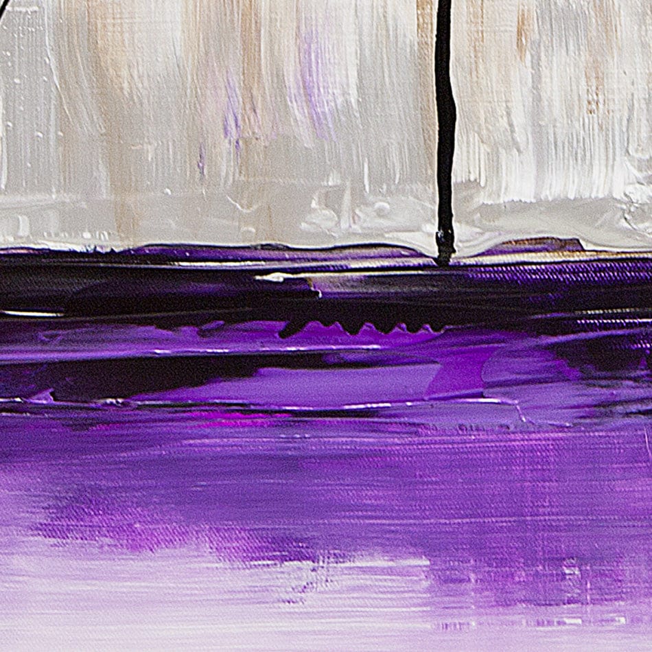 Purple Blossom Canvas Print wall art product Osnat Tzadok