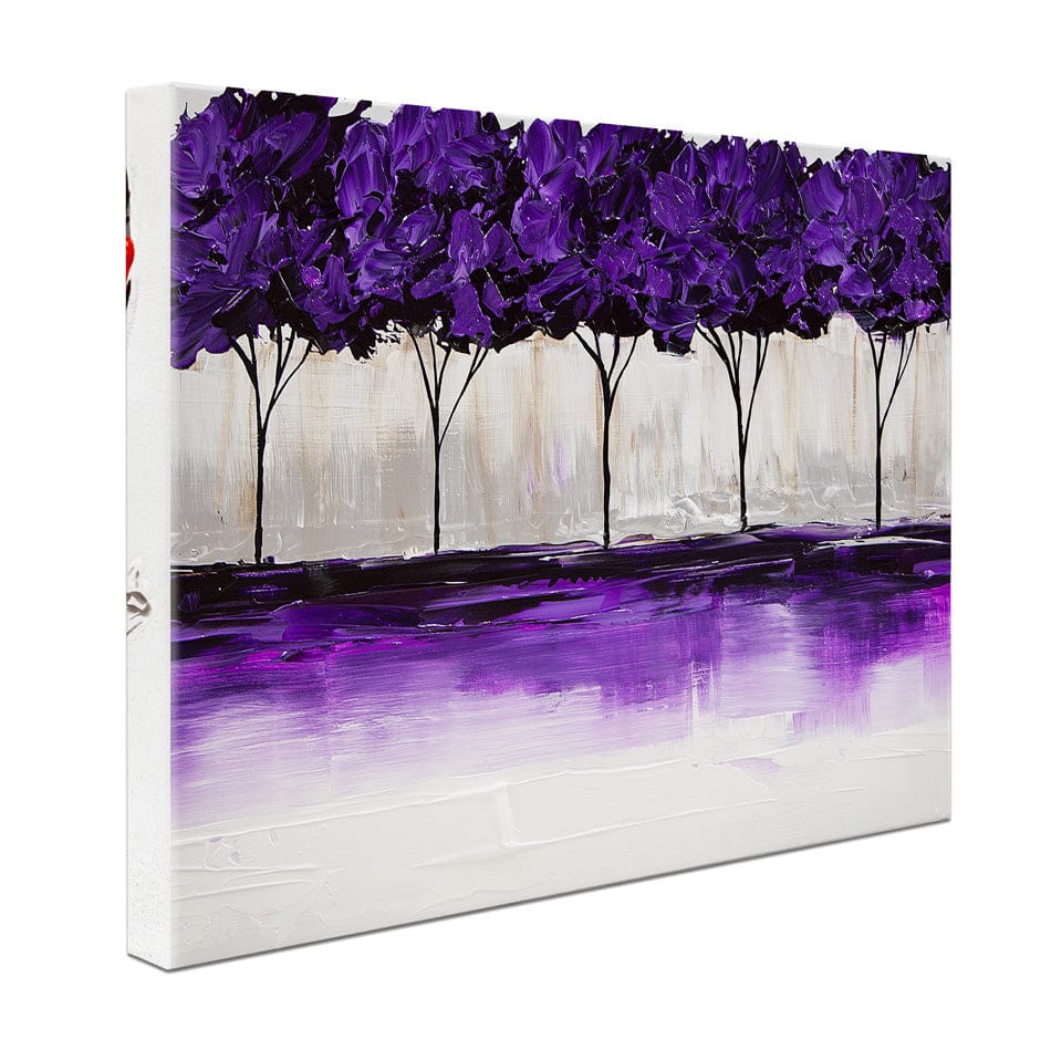 Purple Blossom Canvas Print wall art product Osnat Tzadok