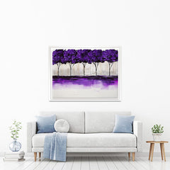 Purple Blossom Canvas Print wall art product Osnat Tzadok