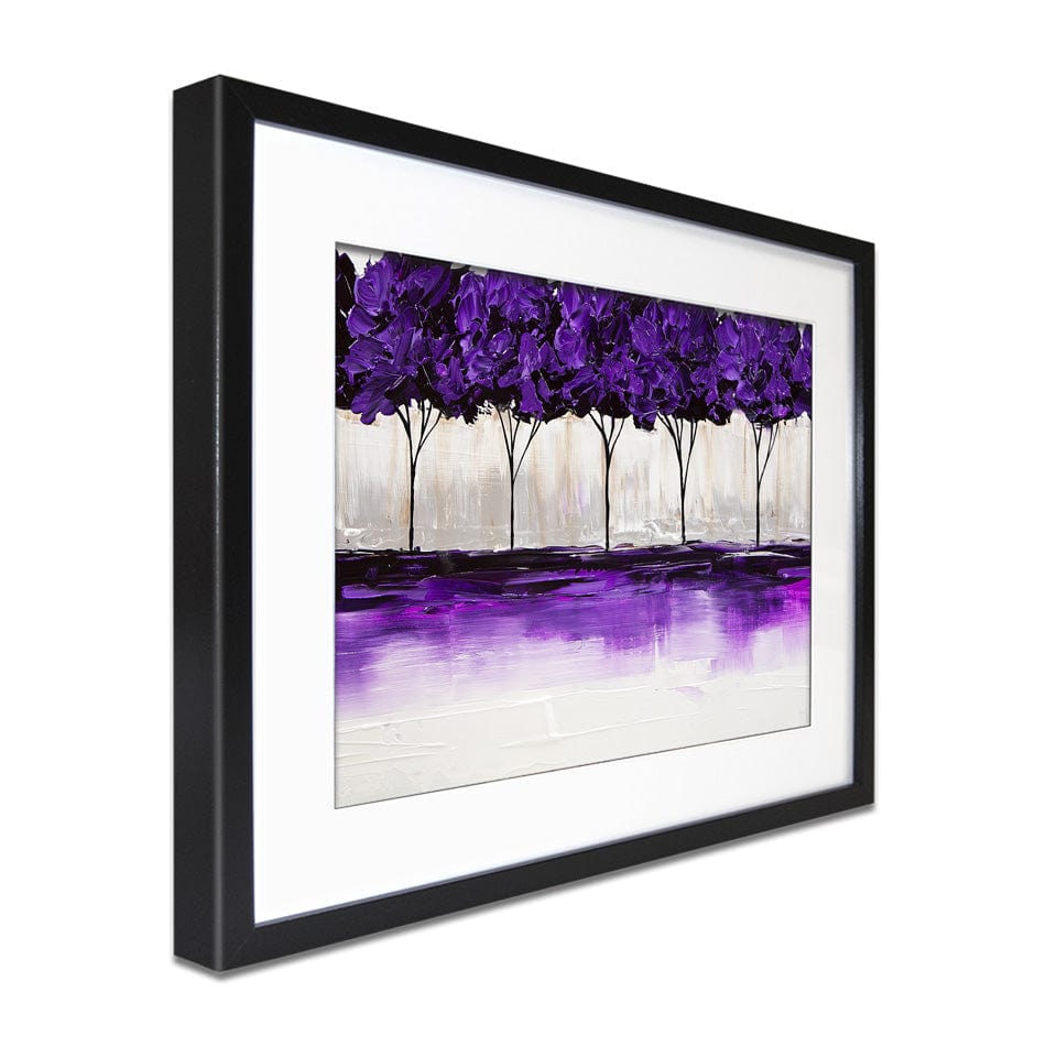 Purple Blossom Framed Art Print wall art product Osnat Tzadok