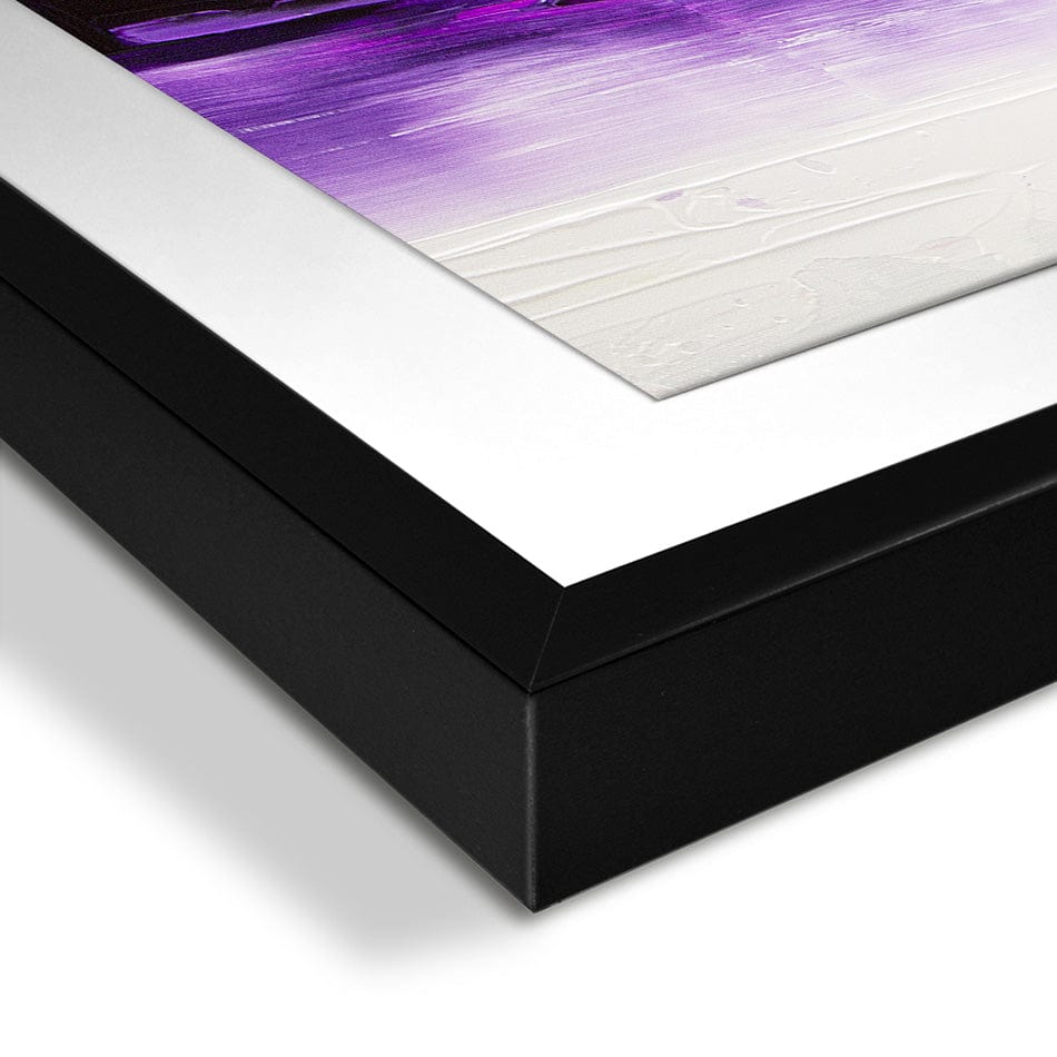 Purple Blossom Framed Art Print wall art product Osnat Tzadok