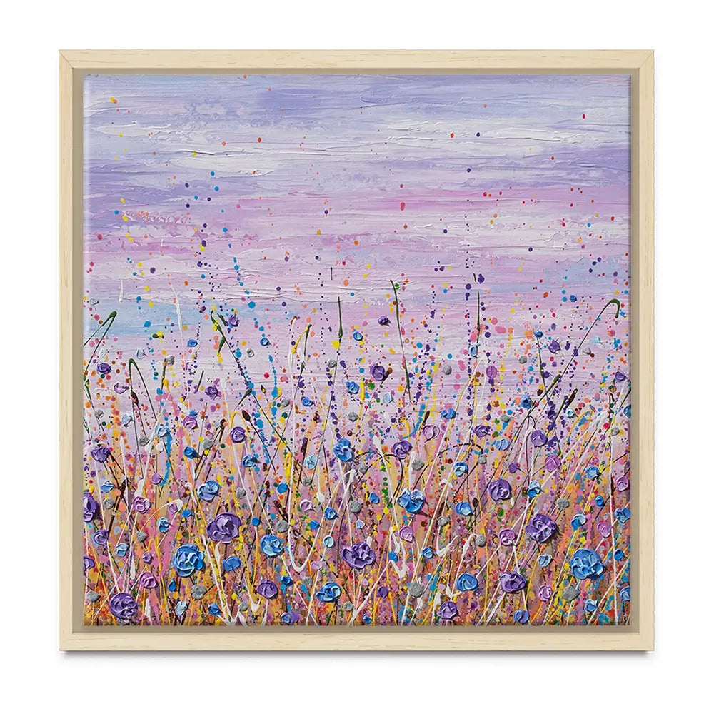 Purple Flower Field Oversized Canvas Print Purple Flower Field Oversized Canvas Print wall art product Art Print Shop
