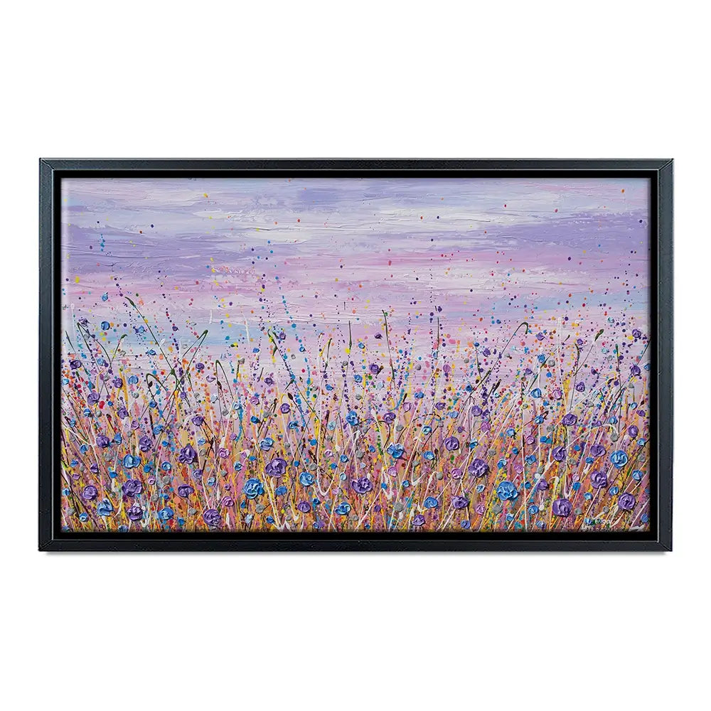 Purple Flower Field Oversized Canvas Print Purple Flower Field Oversized Canvas Print wall art product Art Print Shop