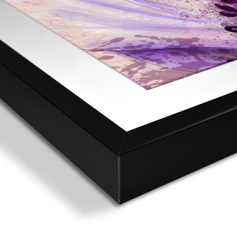 Purple Flower Half Framed Art Print wall art product Pacrovka / Shutterstock