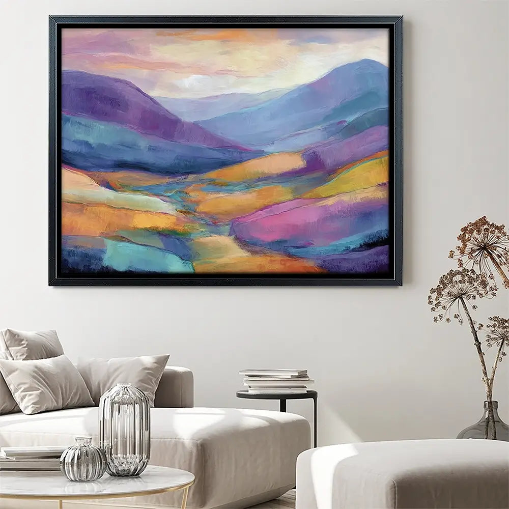 Purple Glen Canvas Print Purple Glen Canvas Print wall art product David Alexander Elder