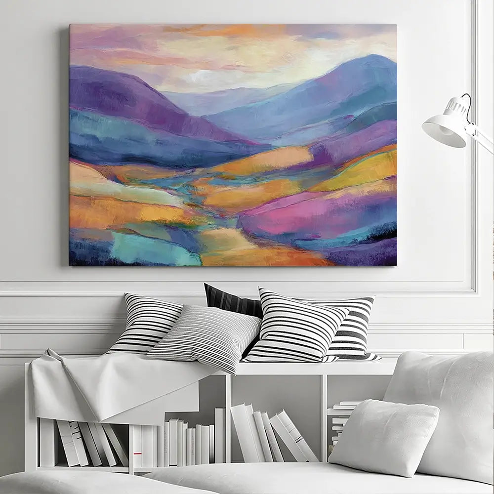 Purple Glen Canvas Print Purple Glen Canvas Print wall art product David Alexander Elder