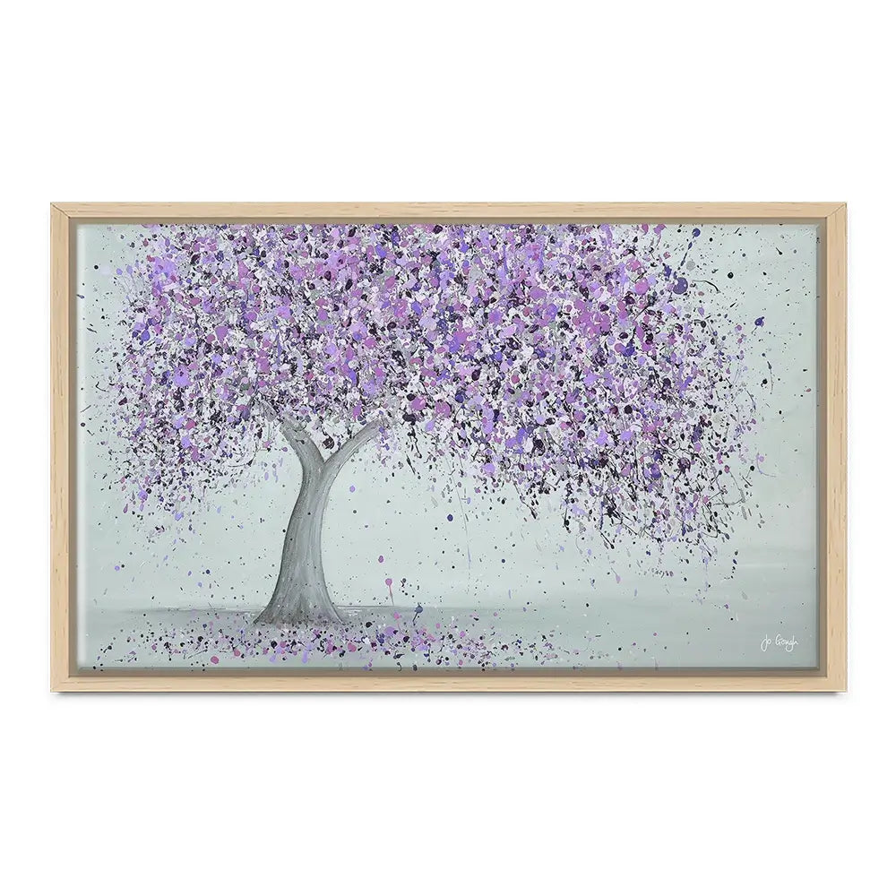 Purple Love Canvas Print Purple Love Canvas Print wall art product Jo Gough