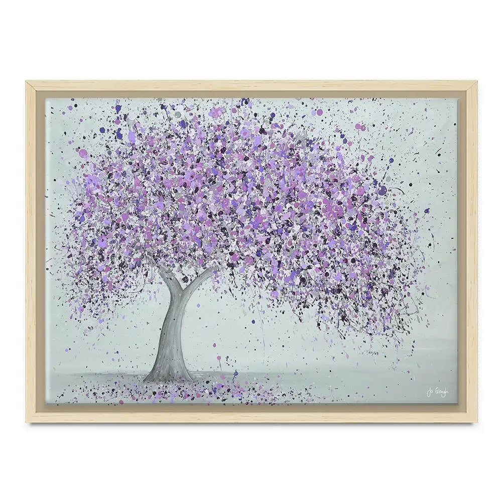 Purple Love Canvas Print Purple Love Canvas Print wall art product Jo Gough