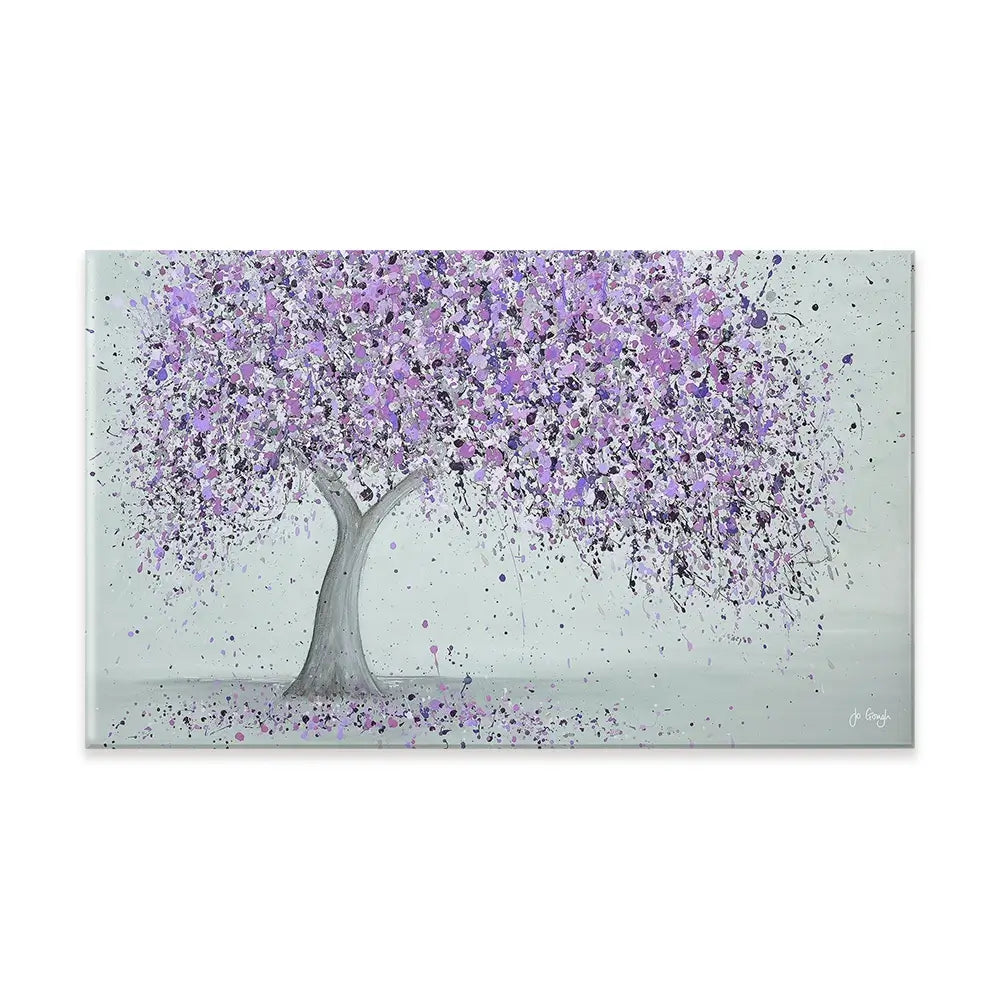 Purple Love Canvas Print Purple Love Canvas Print wall art product Jo Gough