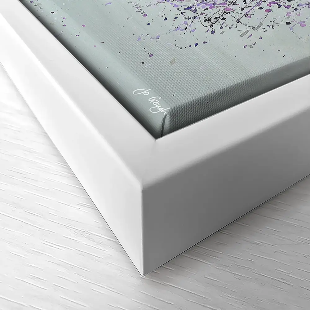 Purple Love Canvas Print Purple Love Canvas Print wall art product Jo Gough