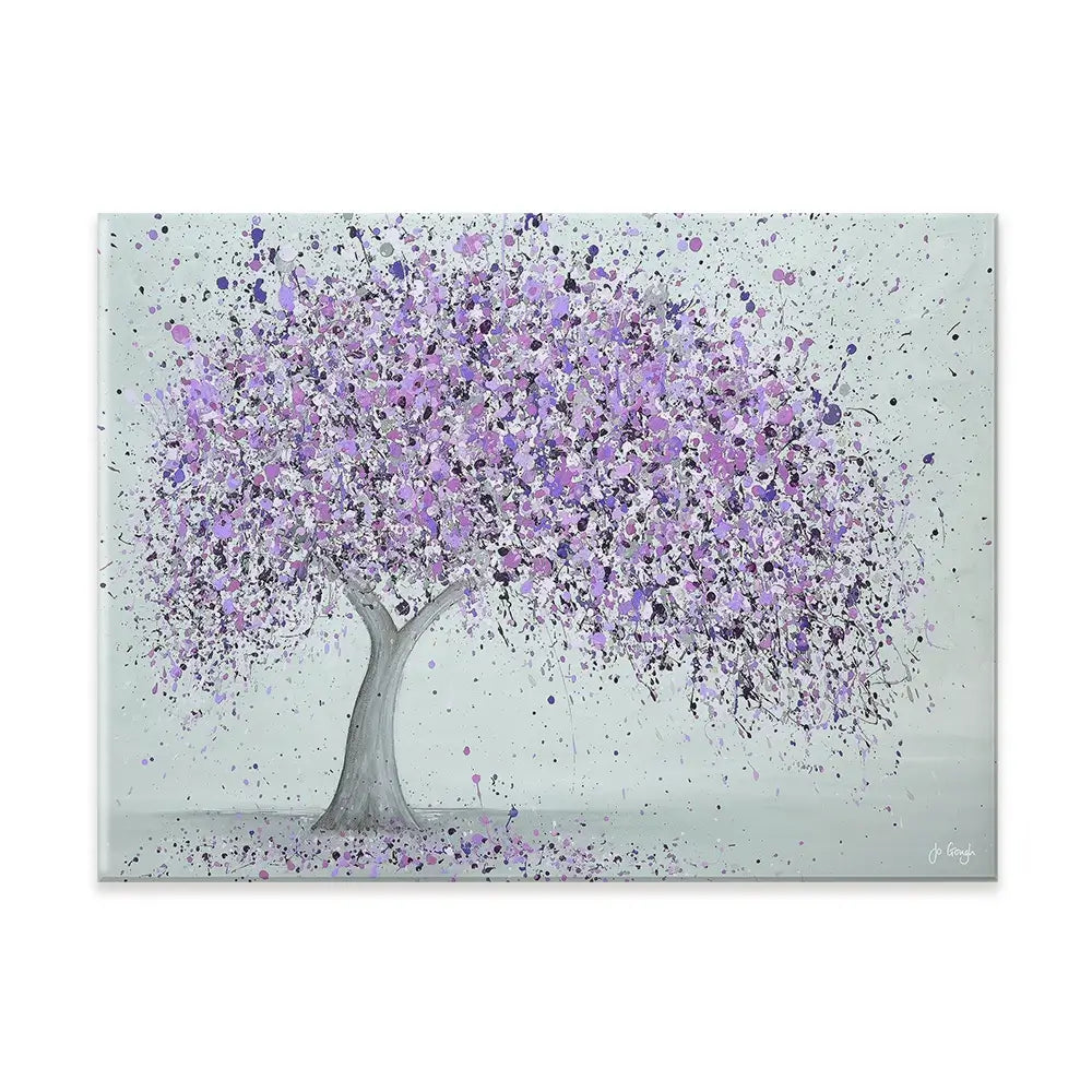 Purple Love Canvas Print Purple Love Canvas Print wall art product Jo Gough