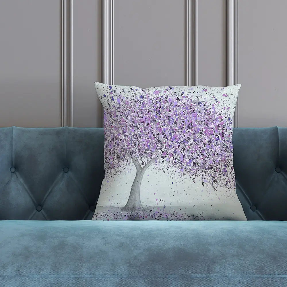 Purple Love Cushion Purple Love Cushion wall art product Jo Gough