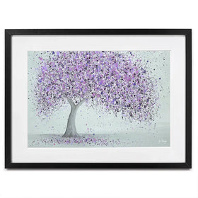 Purple Love Framed Art Print Purple Love Framed Art Print wall art product Jo Gough