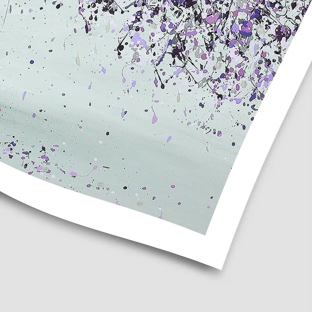 Purple Love Square Art Print Purple Love Square Art Print wall art product Jo Gough
