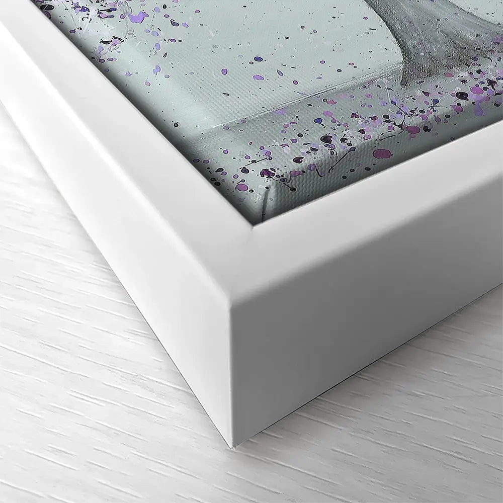 Purple Love Square Canvas Print Purple Love Square Canvas Print wall art product Jo Gough