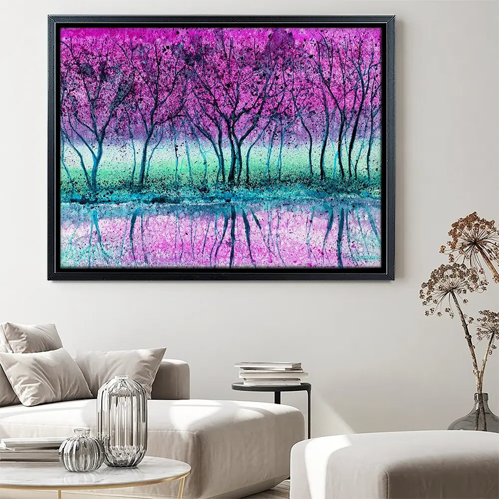 Purple Trees Canvas Print Purple Trees Canvas Print wall art product Kretsu Nataliya / Shutterstock