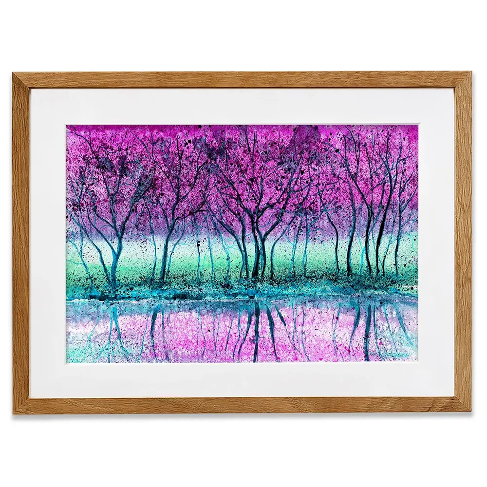 Purple Trees Framed Art Print Purple Trees Framed Art Print wall art product Kretsu Nataliya / Shutterstock