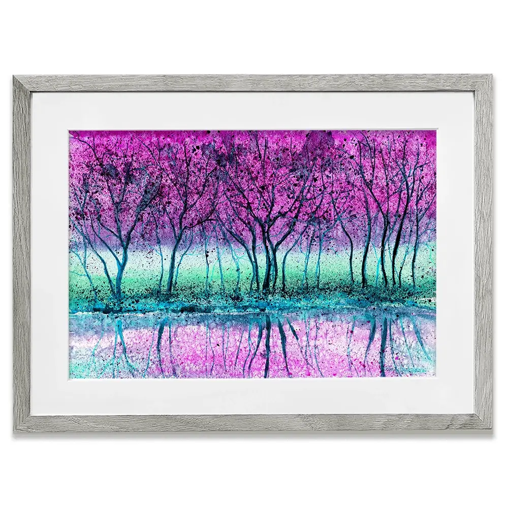 Purple Trees Framed Art Print Purple Trees Framed Art Print wall art product Kretsu Nataliya / Shutterstock