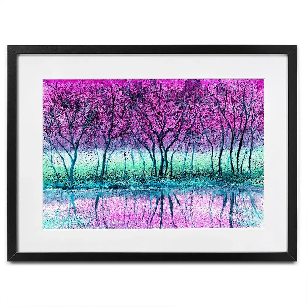 Purple Trees Framed Art Print Purple Trees Framed Art Print wall art product Kretsu Nataliya / Shutterstock