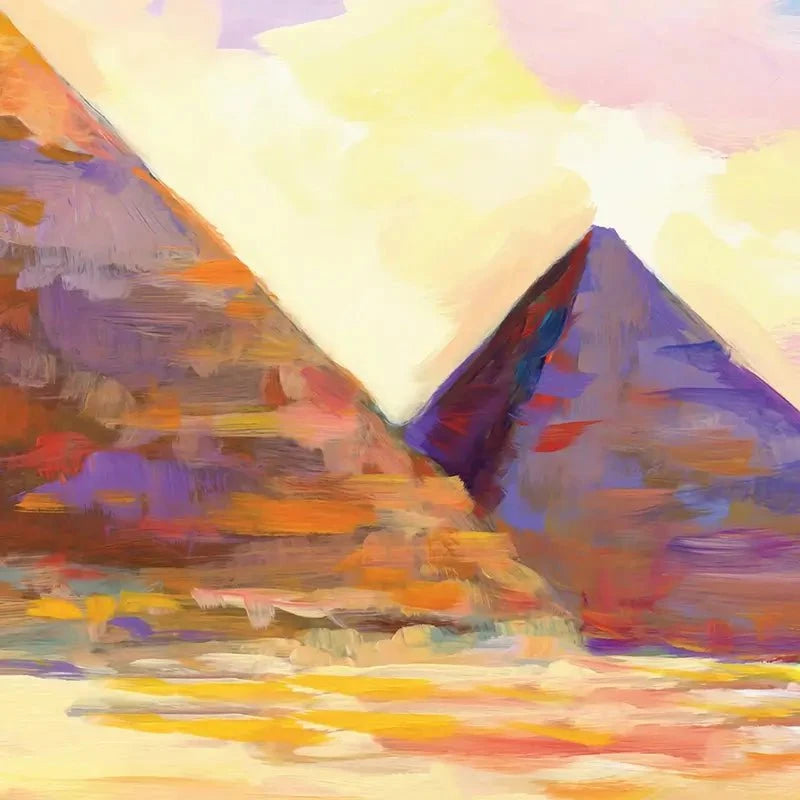 Pyramids Of Giza Art Print Pyramids Of Giza Art Print wall art product Leon Devenice
