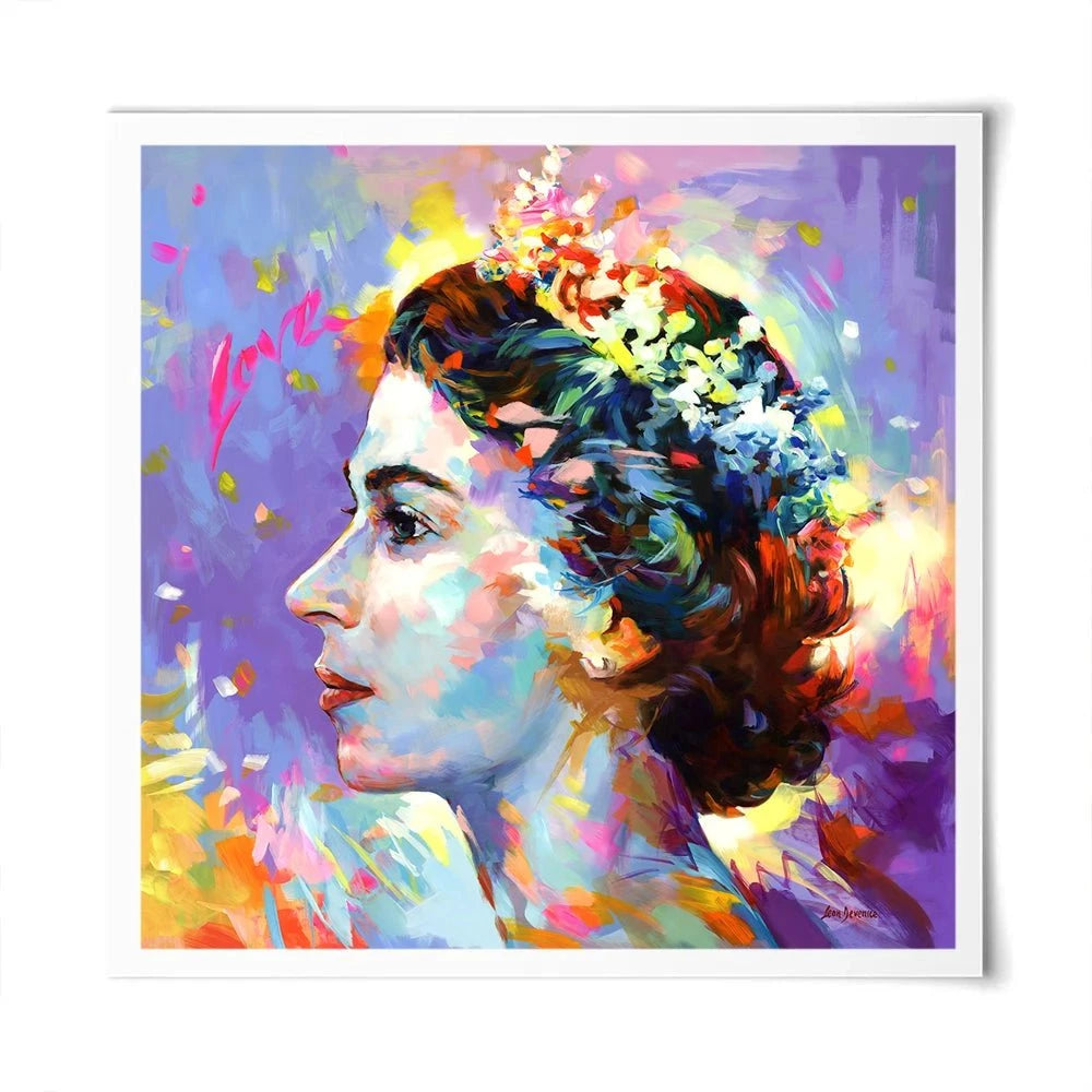 Queen Elizabeth Square Art Print Queen Elizabeth Square Art Print wall art product Leon Devenice