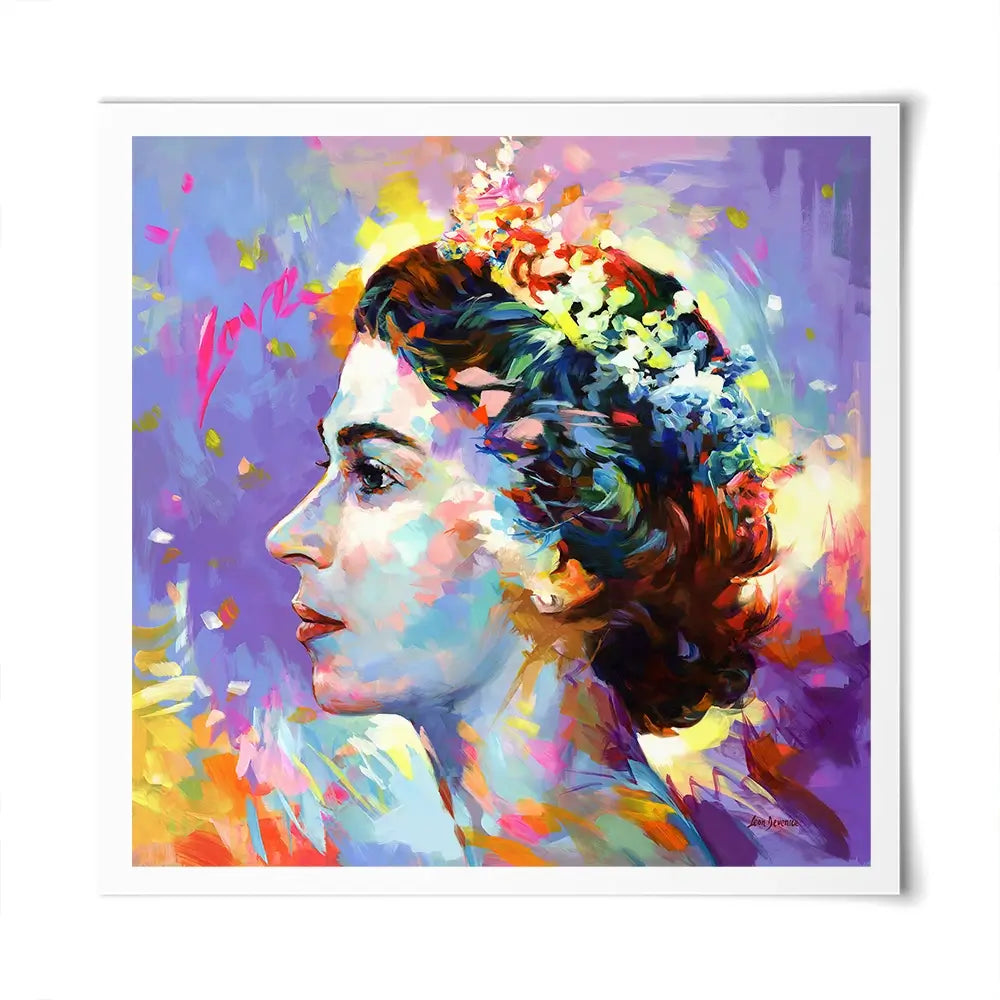 Queen Elizabeth Square Art Print Queen Elizabeth Square Art Print wall art product Leon Devenice