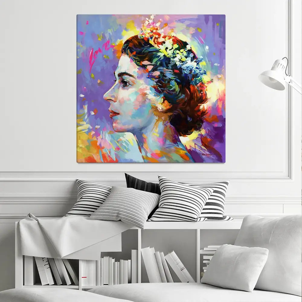 Queen Elizabeth Square Canvas Print Queen Elizabeth Square Canvas Print wall art product Leon Devenice
