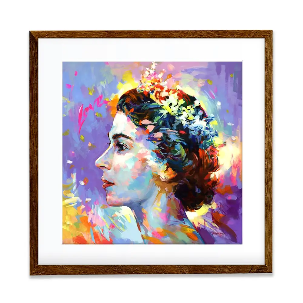 Queen Elizabeth Square Framed Art Print Queen Elizabeth Square Framed Art Print wall art product Leon Devenice