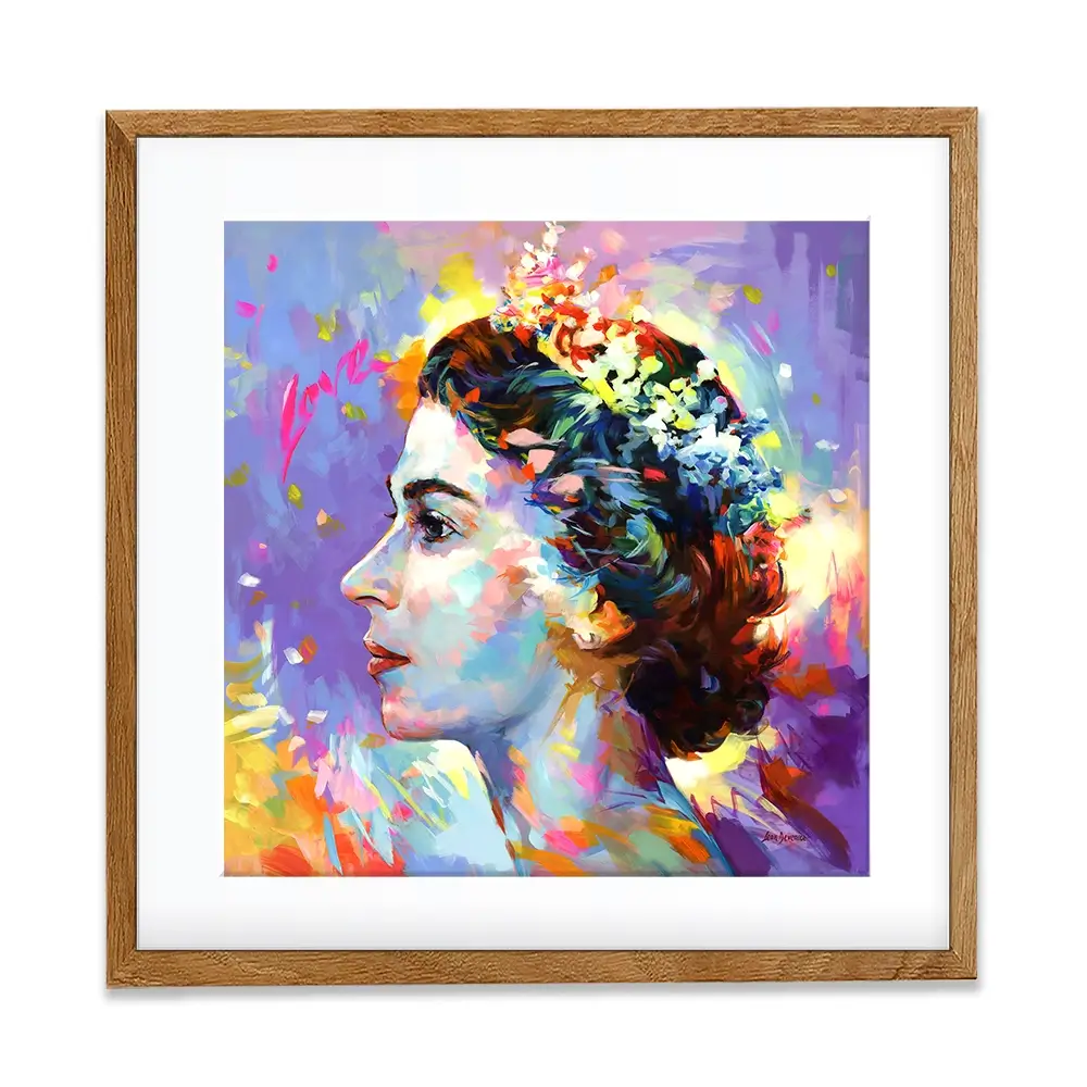 Queen Elizabeth Square Framed Art Print Queen Elizabeth Square Framed Art Print wall art product Leon Devenice