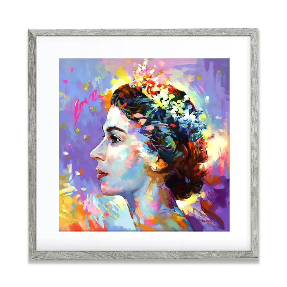 Queen Elizabeth Square Framed Art Print Queen Elizabeth Square Framed Art Print wall art product Leon Devenice
