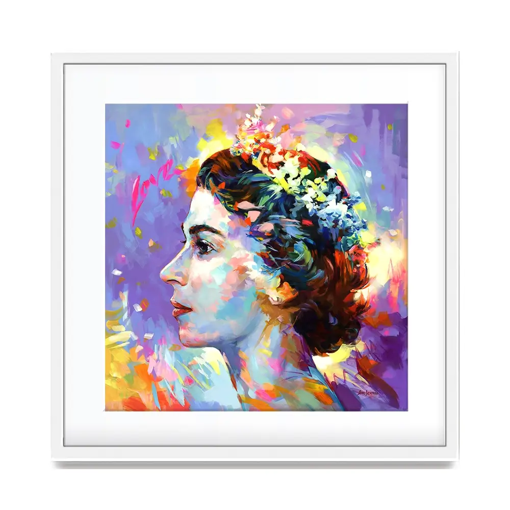 Queen Elizabeth Square Framed Art Print Queen Elizabeth Square Framed Art Print wall art product Leon Devenice
