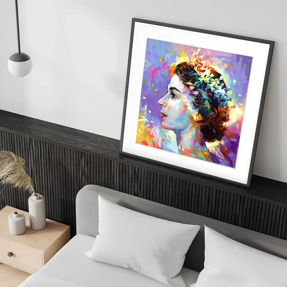 Queen Elizabeth Square Framed Art Print Queen Elizabeth Square Framed Art Print wall art product Leon Devenice