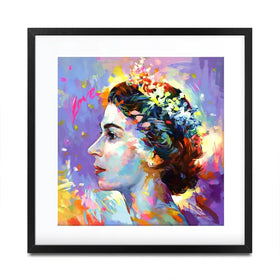 Queen Elizabeth Square Framed Art Print Queen Elizabeth Square Framed Art Print wall art product Leon Devenice