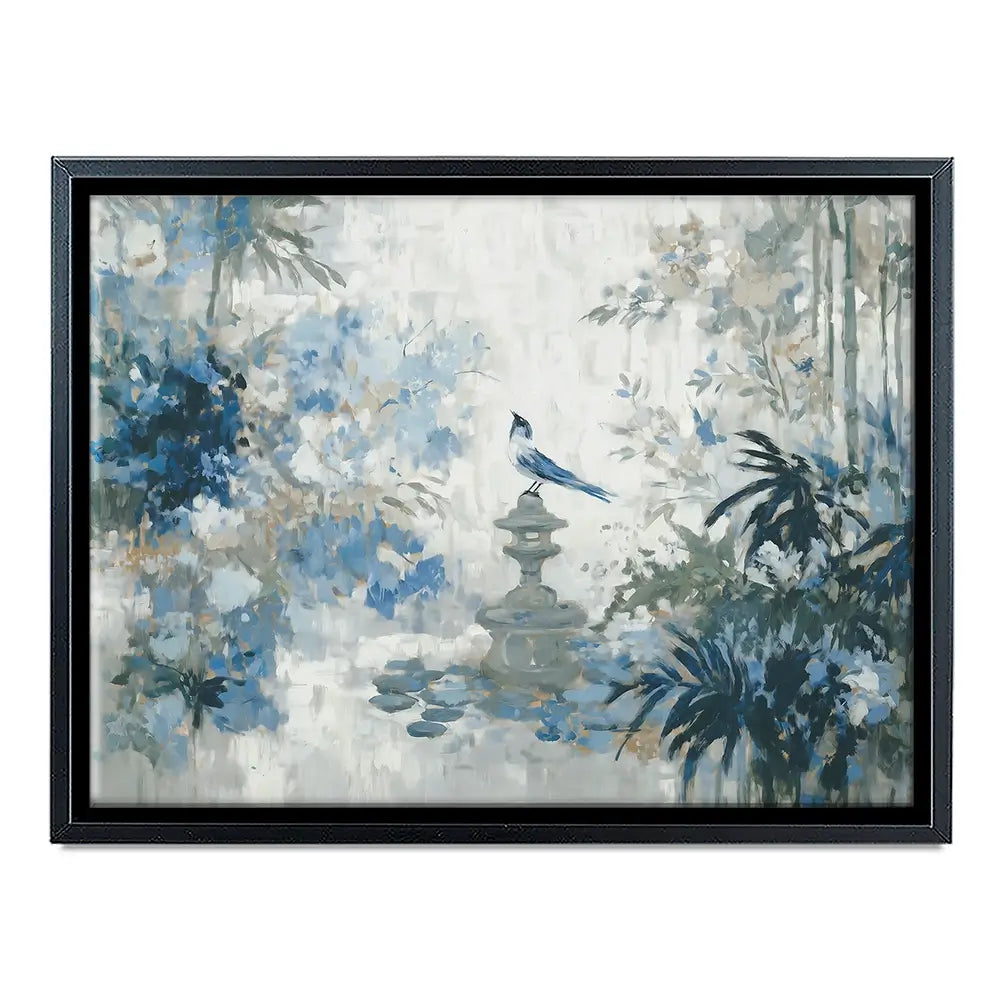 Quiet Garden Pagoda Reverie Canvas Print Quiet Garden Pagoda Reverie Canvas Print wall art product Chromatic Storm Studio