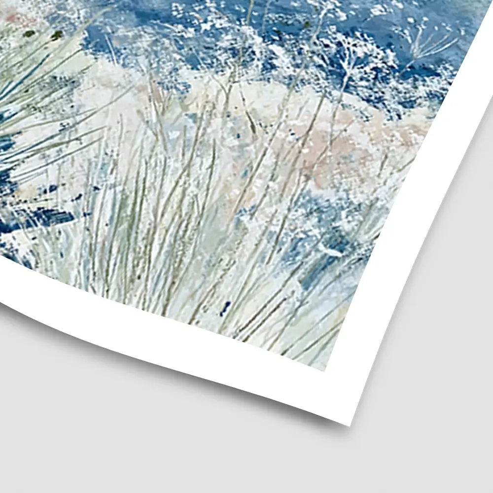 Quiet Shoreline Walk Art Print Quiet Shoreline Walk Art Print wall art product Chromatic Storm Studio