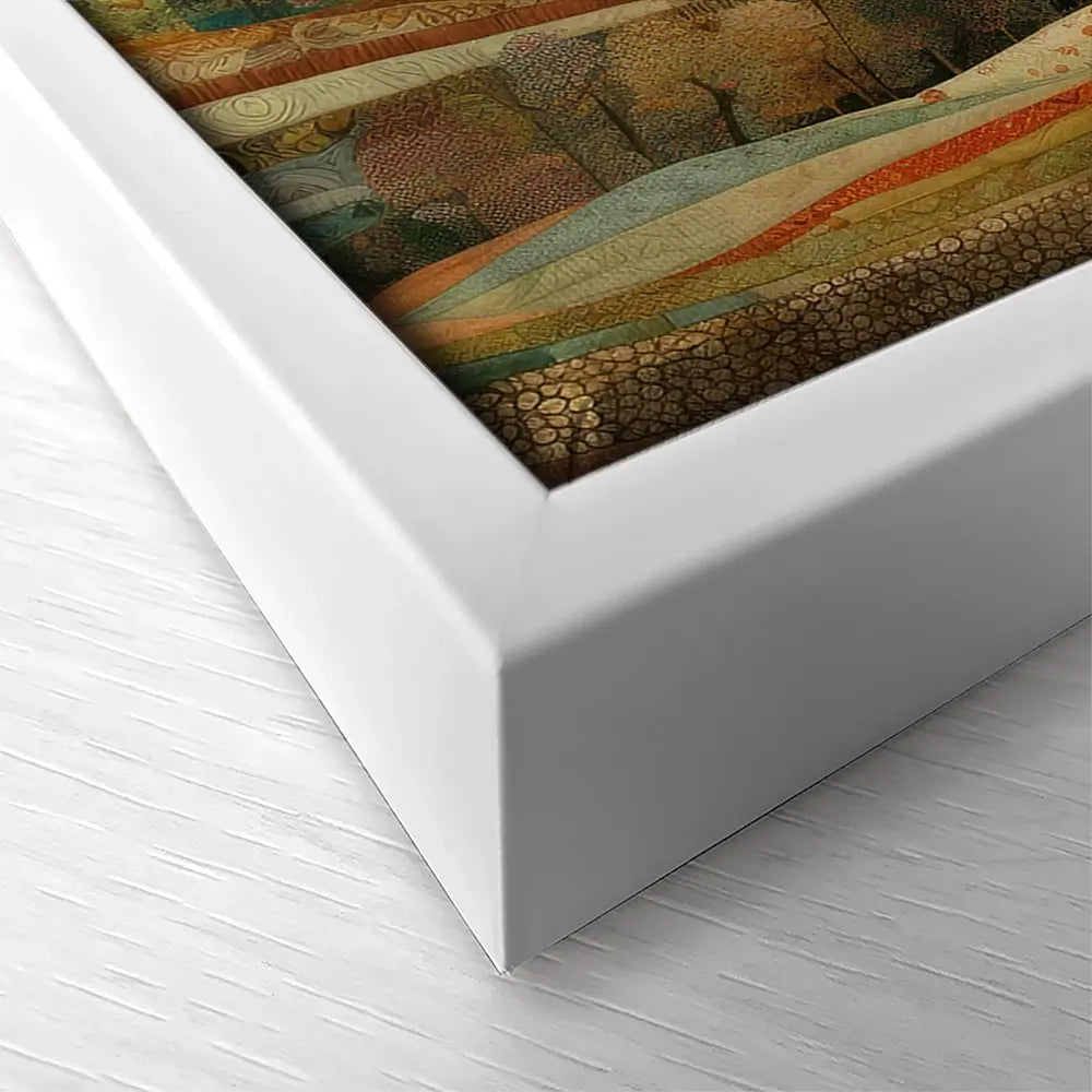 Quilted Autumn Landscape Oversized Canvas Print Quilted Autumn Landscape Oversized Canvas Print wall art product Art Print Shop