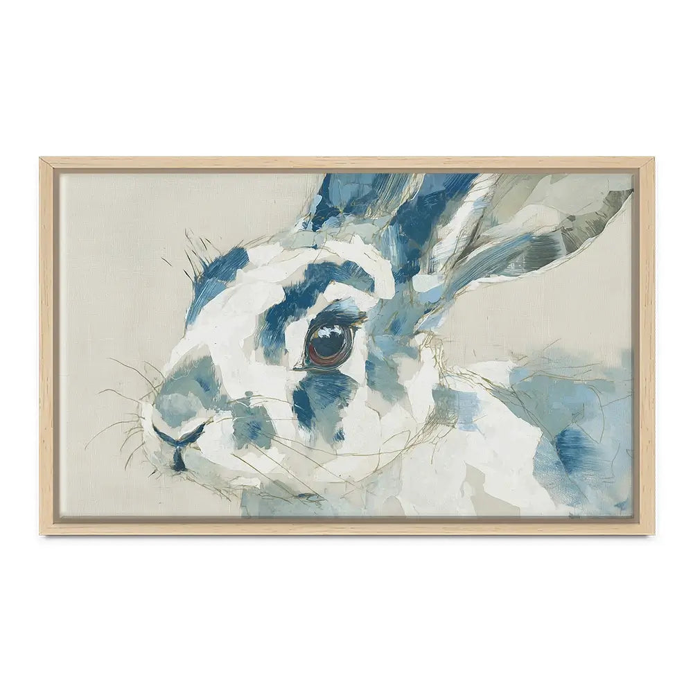 Rabbit Watercolour Portrait Canvas Print Rabbit Watercolour Portrait Canvas Print wall art product Chromatic Storm Studio
