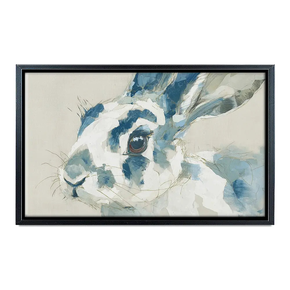 Rabbit Watercolour Portrait Canvas Print Rabbit Watercolour Portrait Canvas Print wall art product Chromatic Storm Studio
